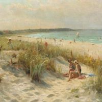 Monsted Peder View From Hornb K Beach 1935