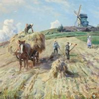 Monsted Peder View From Koldhoj Mill 1933