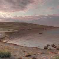 Monsted Peder View From Sandvig Beach On The Island Of Bornholm 1918