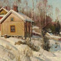Monsted Peder Vingnaes At Lillehammer 1918