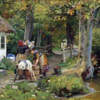 Monsted Peder Washing Day 1883