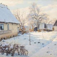 Monsted Peder Winter In Brondbyvester In Denmark 1923