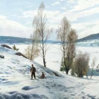 Monsted Peder Winter In Odnes Norway