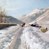 Monsted Peder Winter In Ponte-campovasto Switzerland