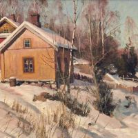 Monsted Peder Winter In Vingnes Lillehammer 1918