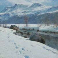 Monsted Peder Winter S Day At Sils 1930