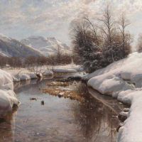 Monsted Peder Wintersonne Im Engadin 1914