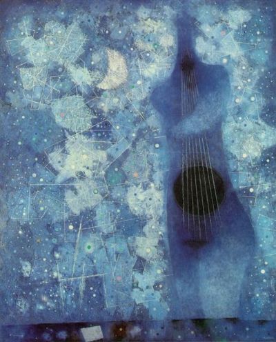 art oil painting reproduction of  Mordecai Ardon Tammuz - 1962 museum quality handmade