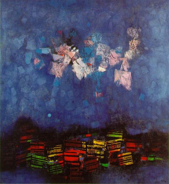 Mordecai Ardon To The Morning Star - 1968 museum quality
