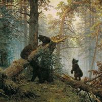 Morning In A Pine Forest - Landscape By Shishkin And Savitsky