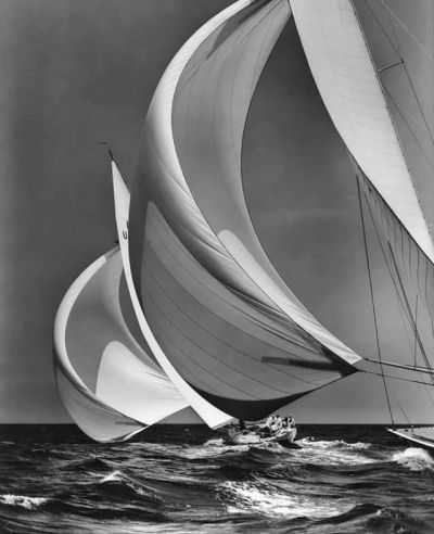 art oil painting reproduction of  Morris Rosenfeld The Flying Spinnakers 1938 museum quality handmade