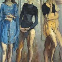 Moses Soyer Four Dancers 1958