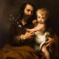 Murillo Saint Joseph And The Christ Child Ca 1670-75 artwork on canvas