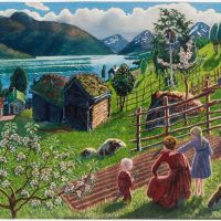 Nikolai Astrup Growing Season At Sandalstrand 1923