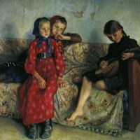 Nikolay Bogdanov-belsky Village Friends 1913