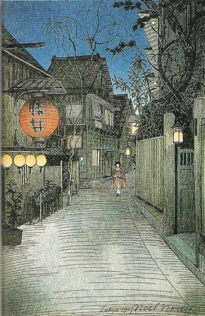 art oil painting reproduction of  Noel Nouet Kagarazaka Tokyo museum quality handmade