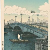 Noel Nouet Ryogoku Bridge Tokyo 1936