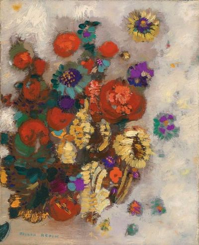art oil painting reproduction of  Odilon Redon Bouquet De Fleurs museum quality handmade