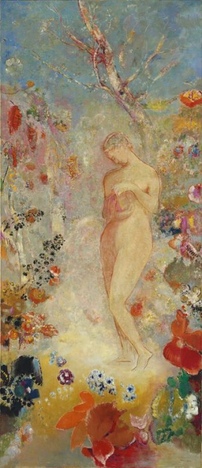 art oil painting reproduction of  Odilon Redon Pandora C. 1914 museum quality handmade