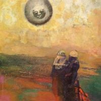 Odilon Redon The Black Sun Hand Painted Reproduction
