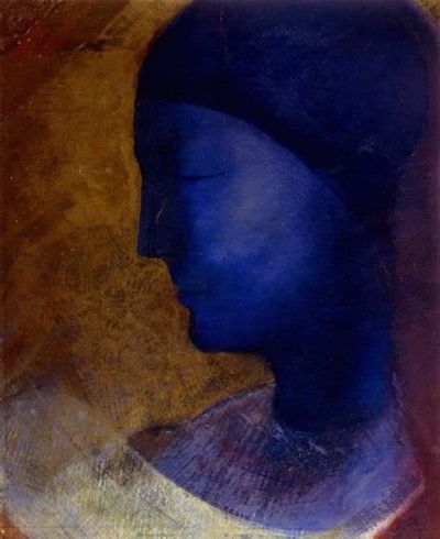 art oil painting reproduction of  Odilon Redon The Golden Cell museum quality handmade