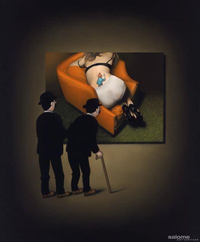 art oil painting reproduction of  Ole Ahlberg Tintin - Control museum quality handmade