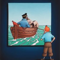 Ole Ahlberg Tintin - The Boat