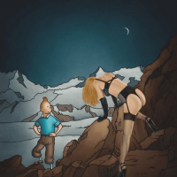 Ole Ahlberg Tintin - The Not Yeti