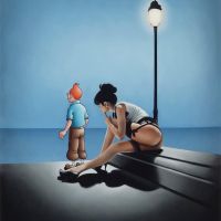 Ole Ahlberg Tintin - The Thinker
