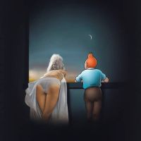 Ole Ahlberg Tintin - The Window