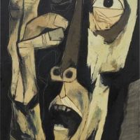 Oswaldo Guayasamin Cabeza Y Mano 1973