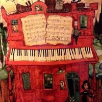 Otar Imerlishvili Piano Hand Painted Reproduction