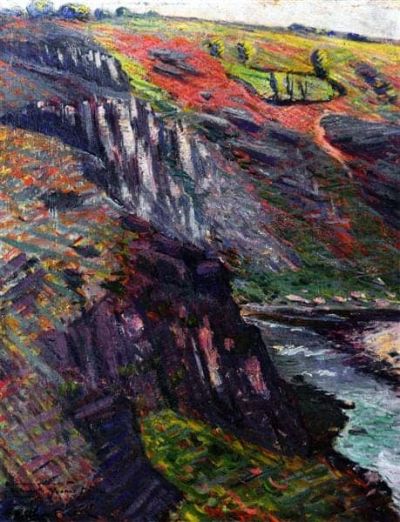art oil painting reproduction of  Othon Friesz Landscape Crozant museum quality handmade