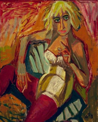 art oil painting reproduction of  Otto Dix Bildnis Frau Eleonore Frey Ii 1936 museum quality handmade