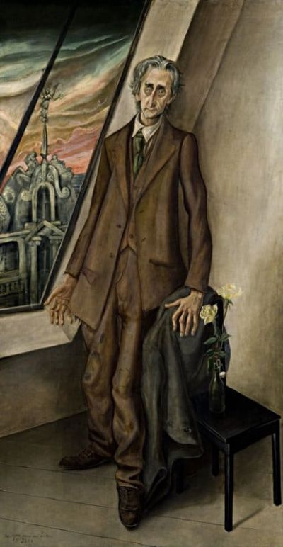 art oil painting reproduction of  Otto Dix Der Dichter Iwar Von Lucken museum quality handmade