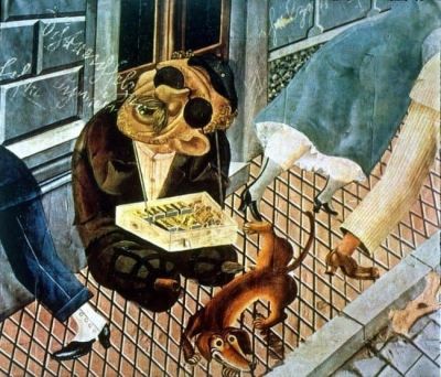art oil painting reproduction of  Otto Dix Match Seller 1920 museum quality handmade