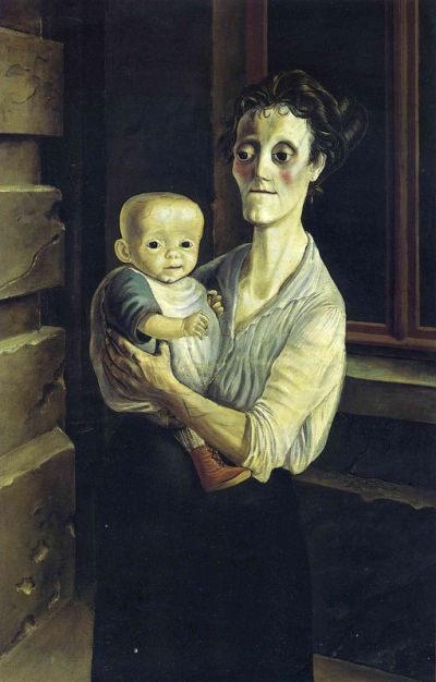 art oil painting reproduction of  Otto Dix Mother With Child museum quality handmade