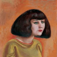Otto Dix Portrait Of Mrs. Martha Dix