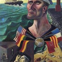 Otto Dix The Goodbye To Hamburg - 1921