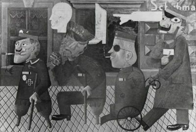 art oil painting reproduction of  Otto Dix War Cripples museum quality handmade