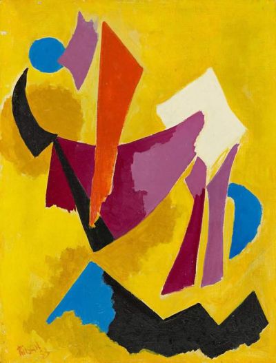 art oil painting reproduction of  Otto Ritschl Komposition 1953 museum quality handmade