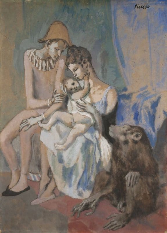Pablo Picasso 1905 Acrobat S Family With A Monkey Famille Au Singe museum quality