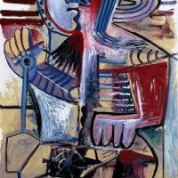 Pablo Picasso Child With A Shovel - Mougins 1971