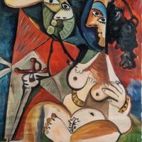 Pablo Picasso Cubist Nude Portrait