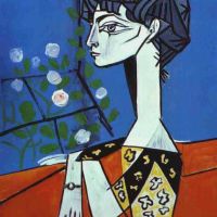 Pablo Picasso Jacqueline With Flowers 1954