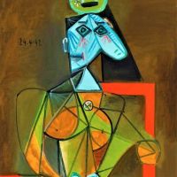 Pablo Picasso Woman In An Armchair - Dora Maar Hand Painted Reproduction