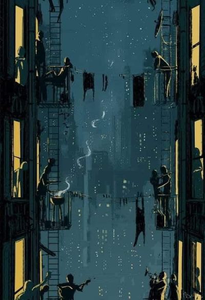 art oil painting reproduction of  Pascal Campion You Bring The Drinks I Ll Bring My Guitar museum quality handmade