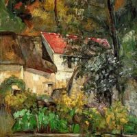 Paul Cezanne La Maison Du Pere Lacroix 1873