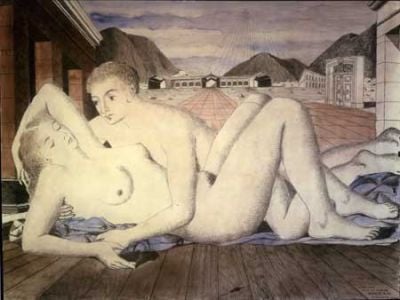 art oil painting reproduction of  Paul Delvaux Nudes museum quality handmade
