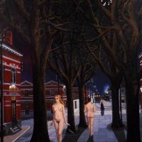 Paul Delvaux The Beautiful Night